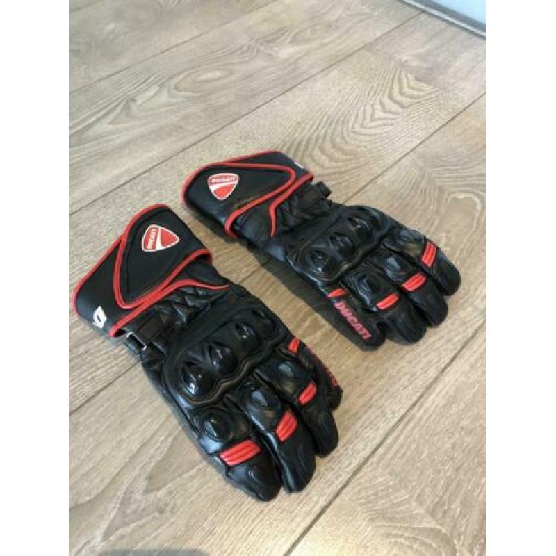 Ducati Alpinestars maat M leder race motorhandschoenen zwart