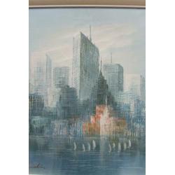 schilderij van W Bonsall 1926-1999