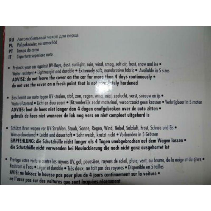 autohoes Carpoint maat S
