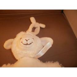 happy horse schaap wit muziekdoos/speeldoos wit velours en h