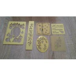 Embossing Mallen pennen en Lichtbakje