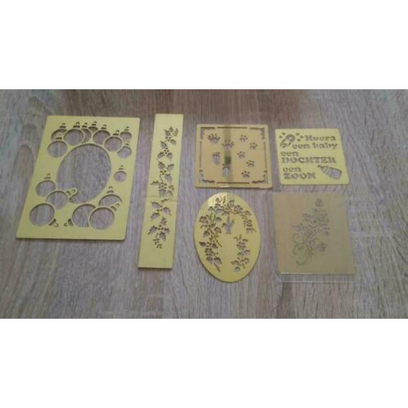 Embossing Mallen pennen en Lichtbakje