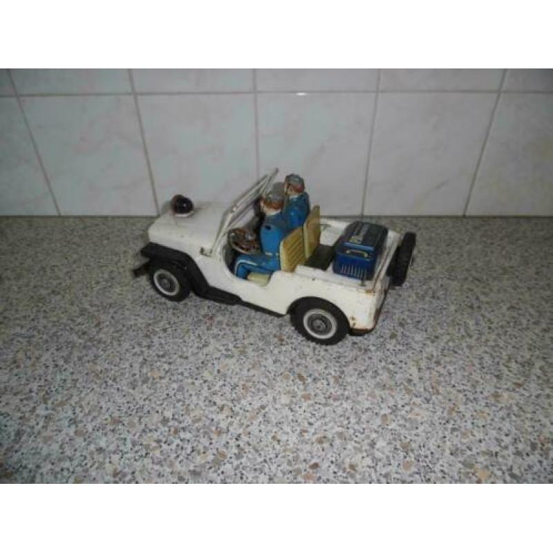 Blikken Police Jeep (Voor onderdelen) Japan