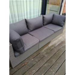 Zgan lounge bank met fijne kussens
