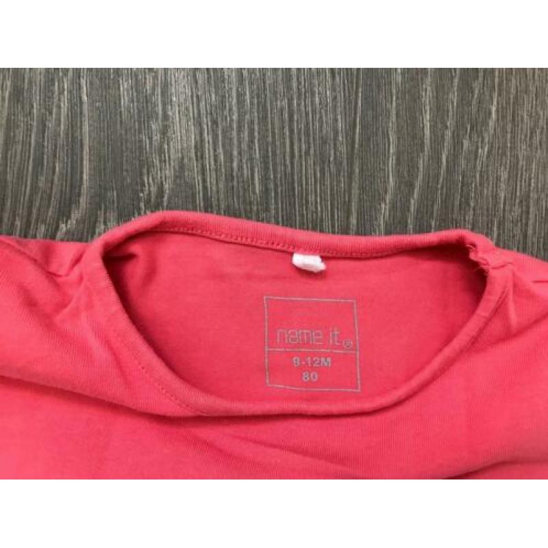 Meisjes shirtje / shirt / longsleeve van Name-it Mt 80