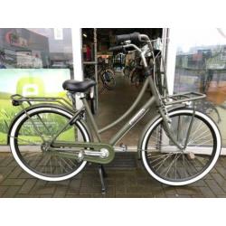 Fietsmaster popal prestige n7 army mat groen transportfiets