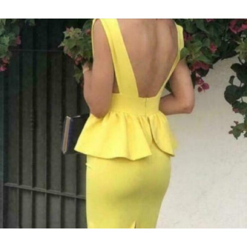 Peplum jurk