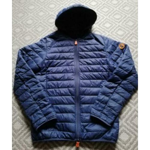 Save the duck jas, Merk jas, Blauw, maat M