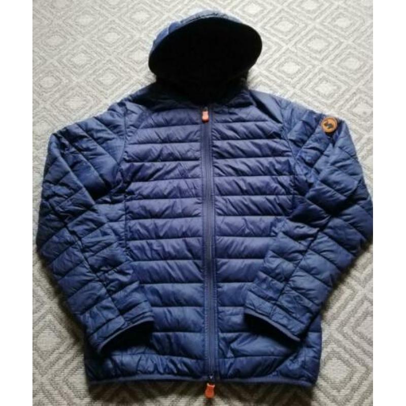 Save the duck jas, Merk jas, Blauw, maat M