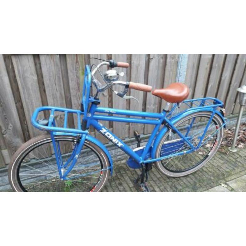 Zonix blauwe transportfiets 50 cm 28 inch