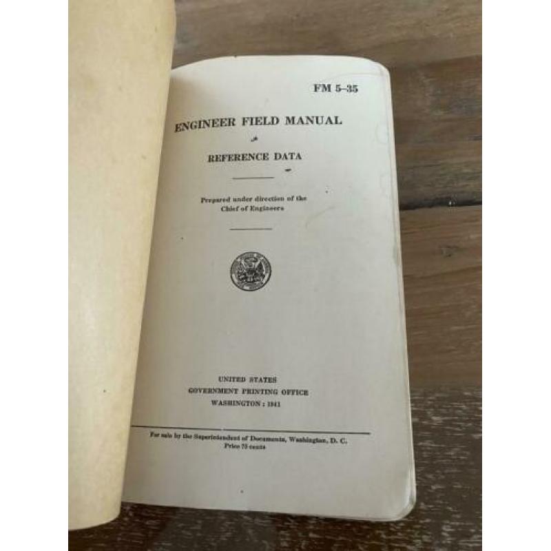 Engineer manual reference data