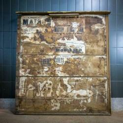 Brocante Antiek 1945 Na-Oorlogs Makelaars Bord Huizenmarkt