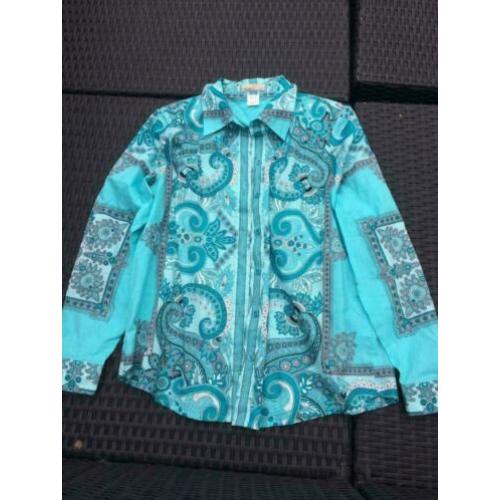 Mona blouse van katoen, maat 40-42, van oksel tot oksel - 53
