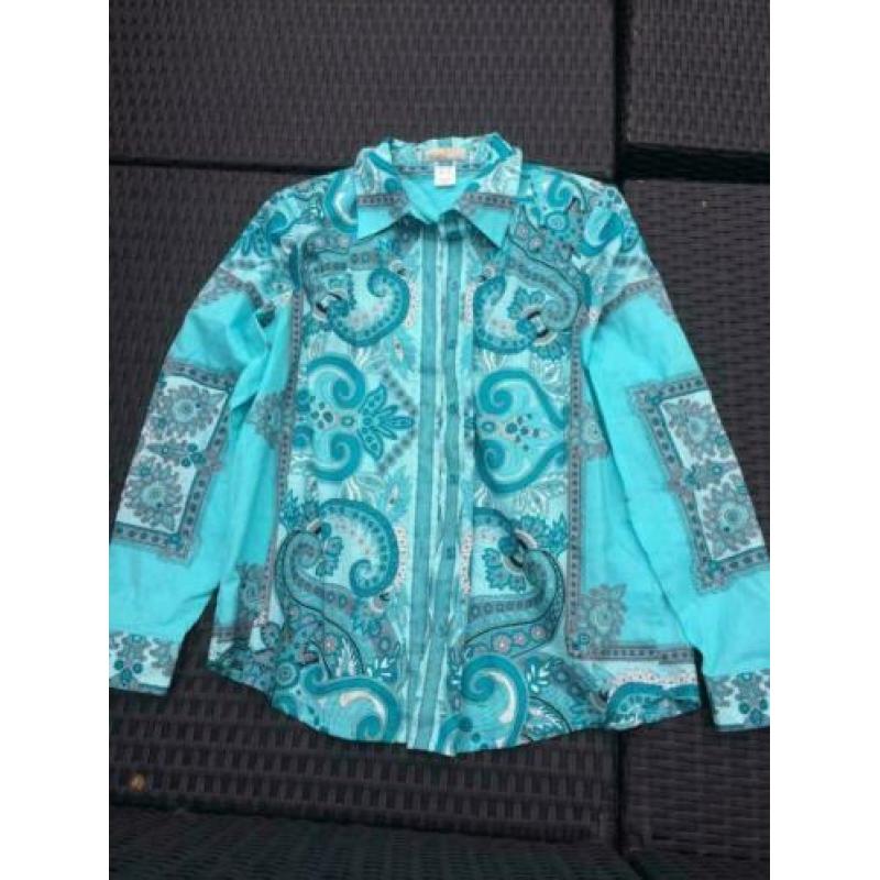 Mona blouse van katoen, maat 40-42, van oksel tot oksel - 53