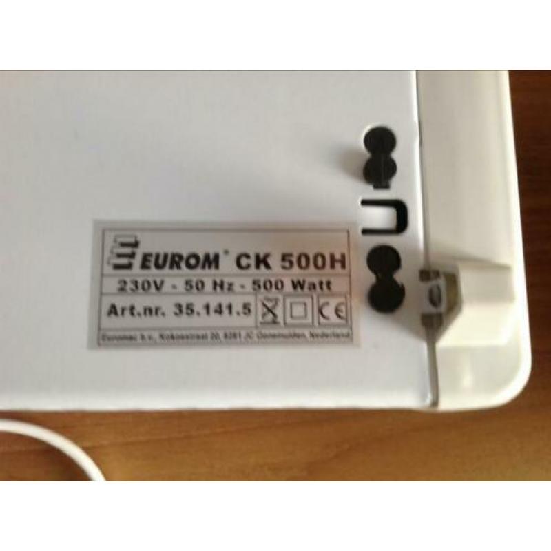 Kachel elektrische 500watt