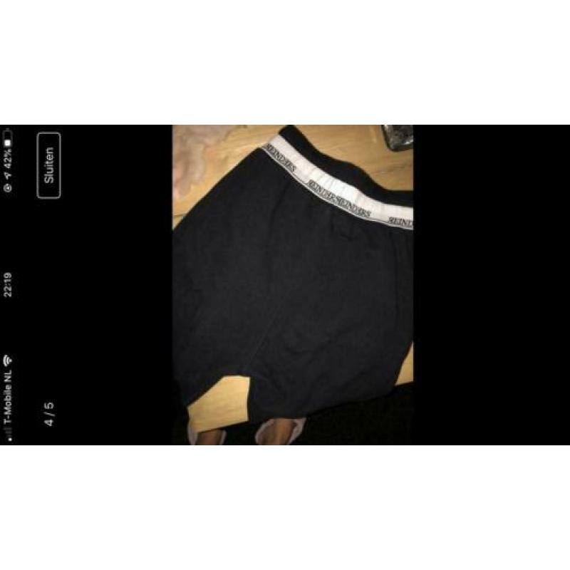 Reinders jogging gaten pants maat XS zwart