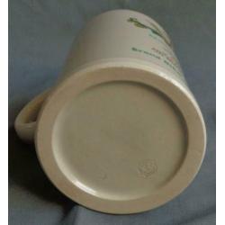 BRAND BIER jaarpul 1973 bierpul pul H19xO11cm 1L year cerami