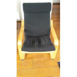 Ikea Poang fauteuil met hocker