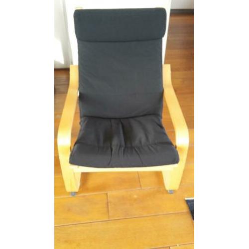Ikea Poang fauteuil met hocker