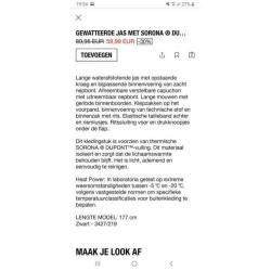 Zara parka winterjas bont maat m zwart als nieuw