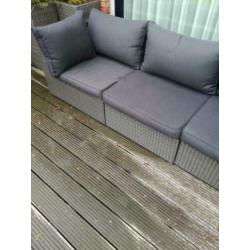 Zgan lounge bank met fijne kussens