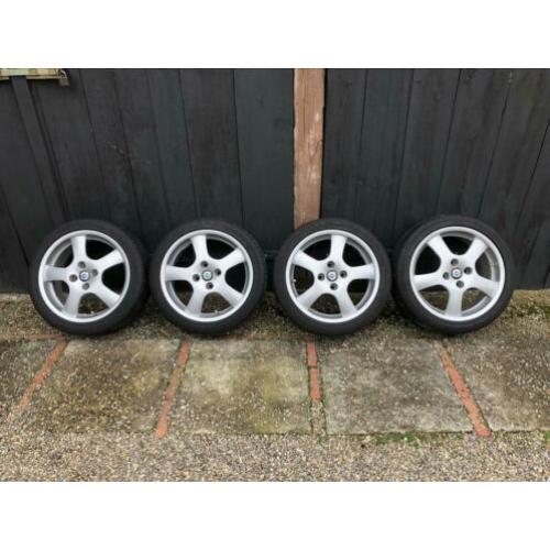 17 inch Borbet lichtmetalen velgen 4x114.3 Volvo V40/S40