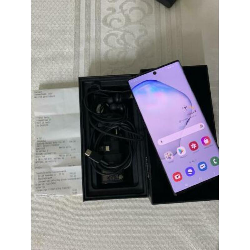 Samsung galaxy Note 10 Plus Swart 256GB
