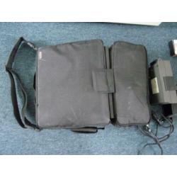 Verzamelobject Vintage Wang WLTC Laptop met printer uit 1985