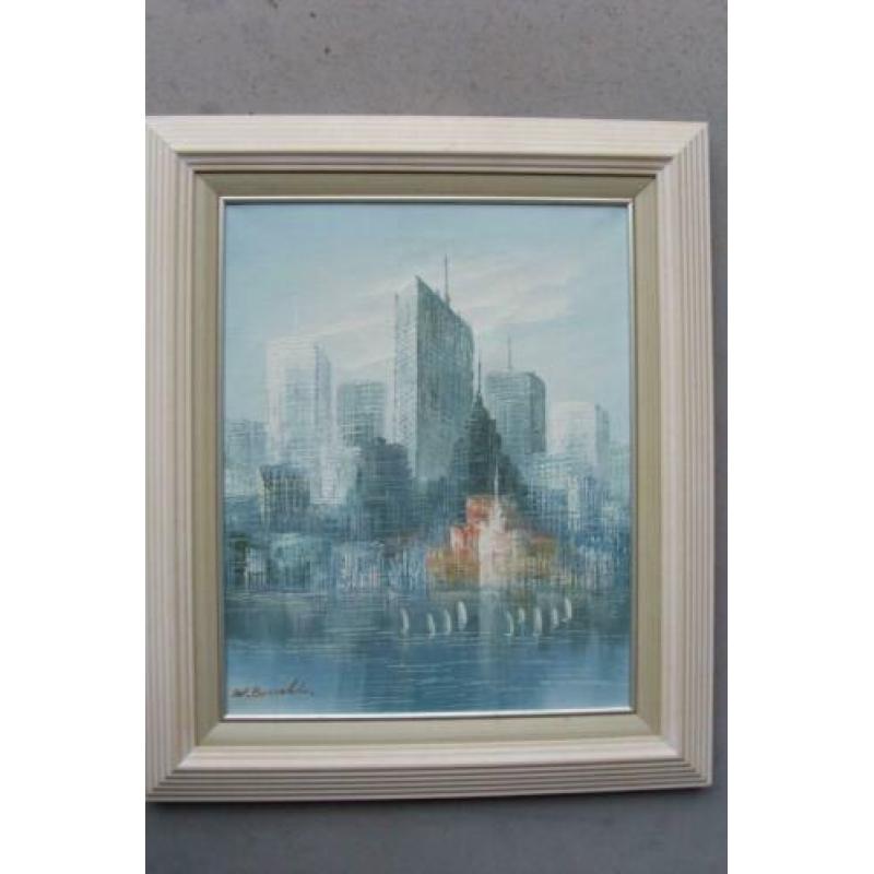schilderij van W Bonsall 1926-1999