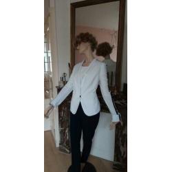 Mooie witte PENN&INK blazer mt 44