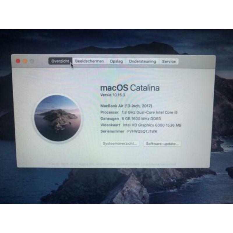 Mooie Macbook Air incl garantie