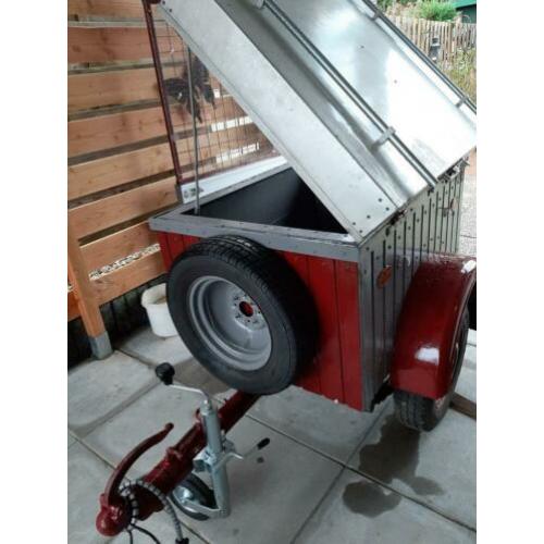 Te koop Bagagewagentje met nieuwe draag beugels 110L 80B 53D