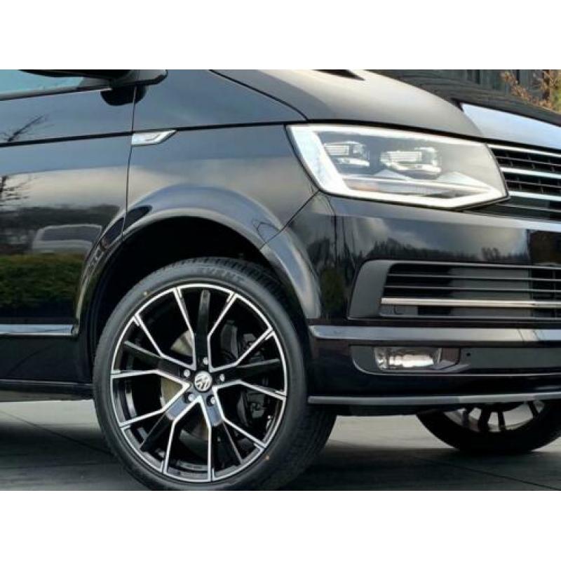 Volkswagen Transporter 2.0TDI 204PK DSG-7 LANG DC ZWART LED/