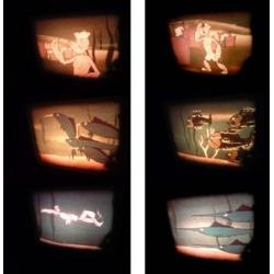 x 8mm film 2x Popeye - Parels - Luchtballon - 120mtr geluid
