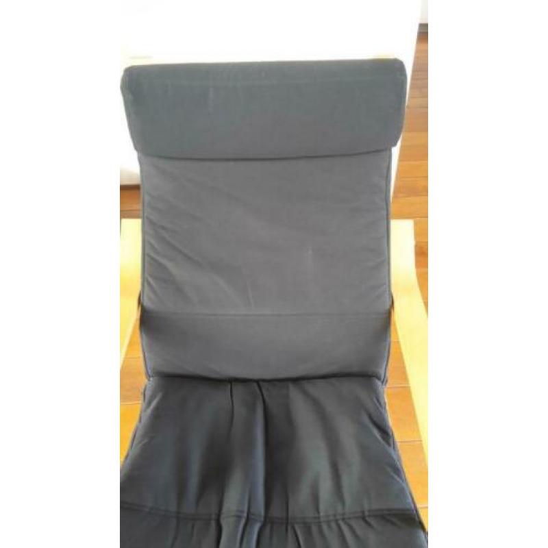Ikea Poang fauteuil met hocker