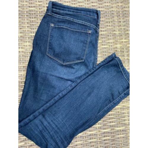 NYDJ spijkerbroek jeans maat 12 = 42/44 Sheri Slim ZGAN