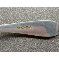 zilver Jus lepel - 17 cm / weegt 49 gram - 2e geh. 835