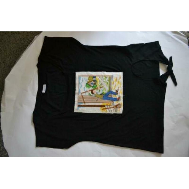 Vintage ha dgemaakt t shirt NIEUW! EEN MAAT