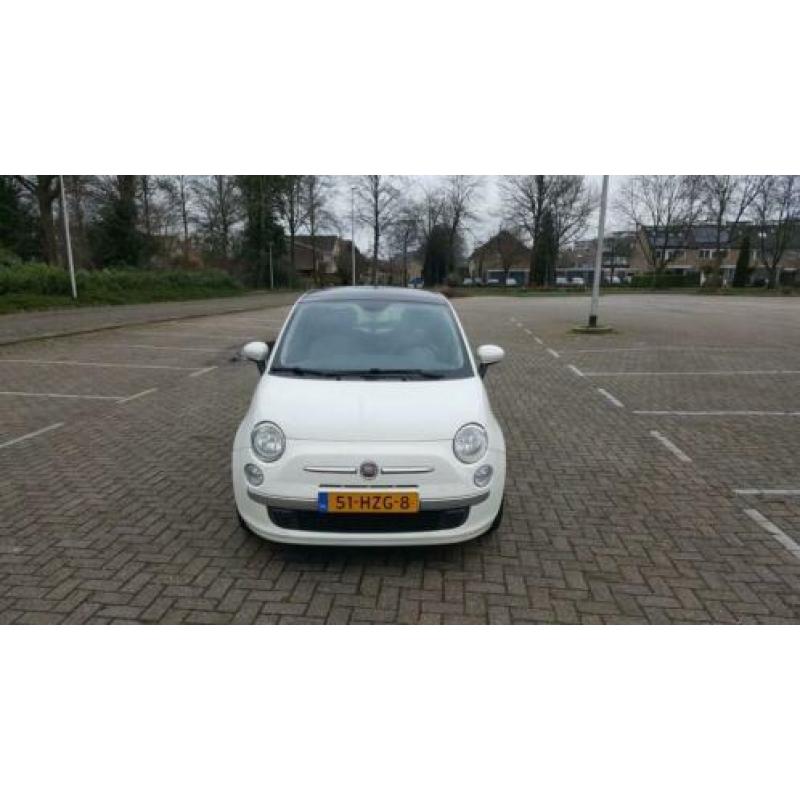 Fiat 500 1.2 AUT 2009 Wit