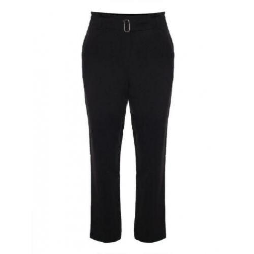 Samsoe & samsoe. Zwarte geweven broek met hoge taille L