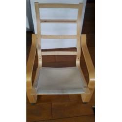 Ikea Poang fauteuil met hocker