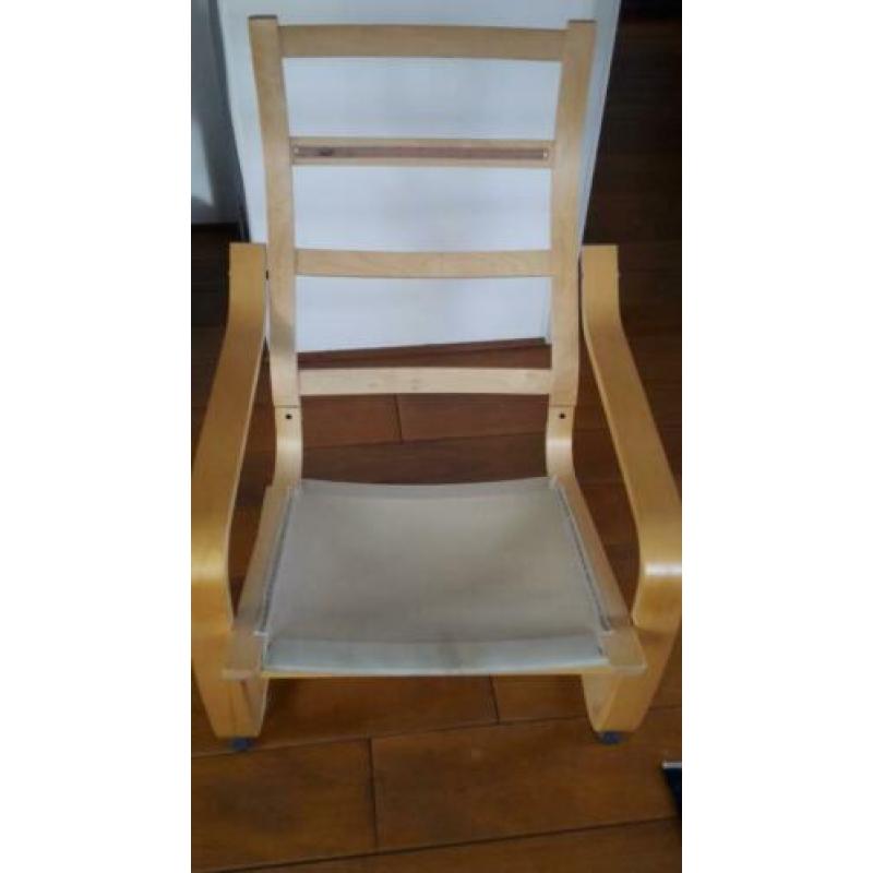 Ikea Poang fauteuil met hocker