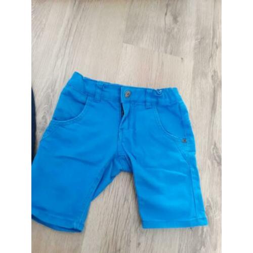 2 korte broeken draagmaat 110 name it en h&m