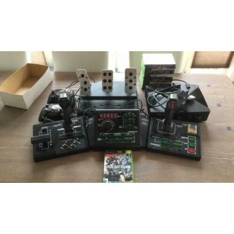Steel battalion controller met spel en Xbox