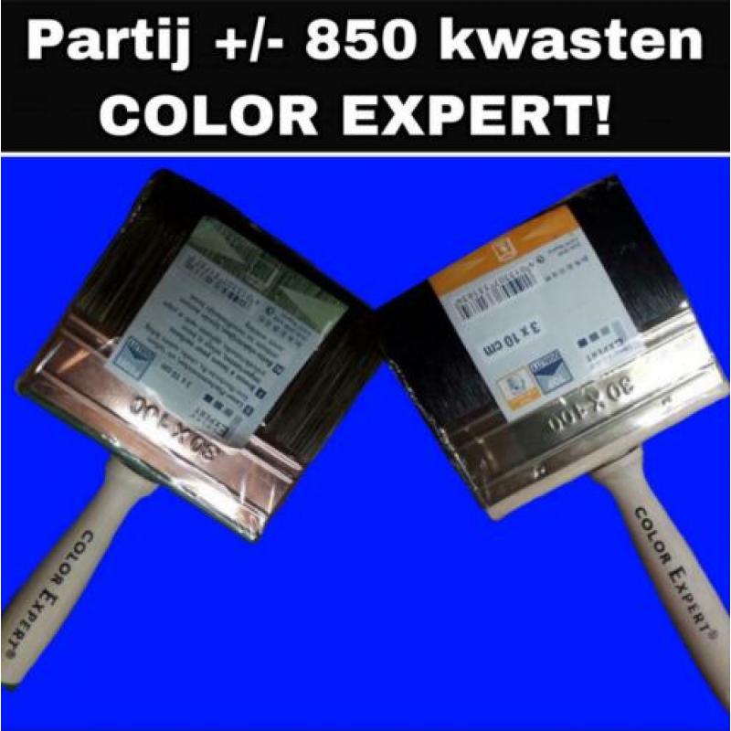 Partij +/- 850 blokkwasten color expert!