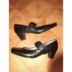 Tamaris leren schoenen pumps maat 40 zwart Nieuw