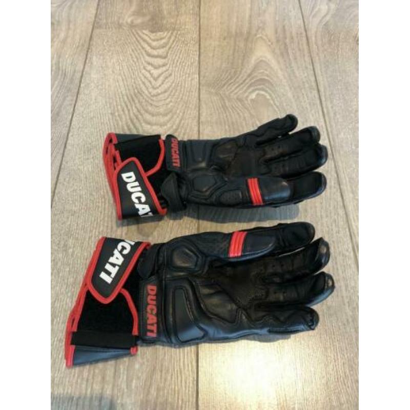 Ducati Alpinestars maat M leder race motorhandschoenen zwart