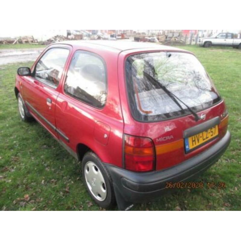Nissan Micra 1.0 E 16V E2 1994 Rood apk 27/ 02/21