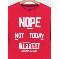 Nieuw Tiffosi shirt, longsleeve Araujo rood maat 164