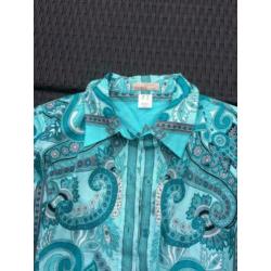 Mona blouse van katoen, maat 40-42, van oksel tot oksel - 53